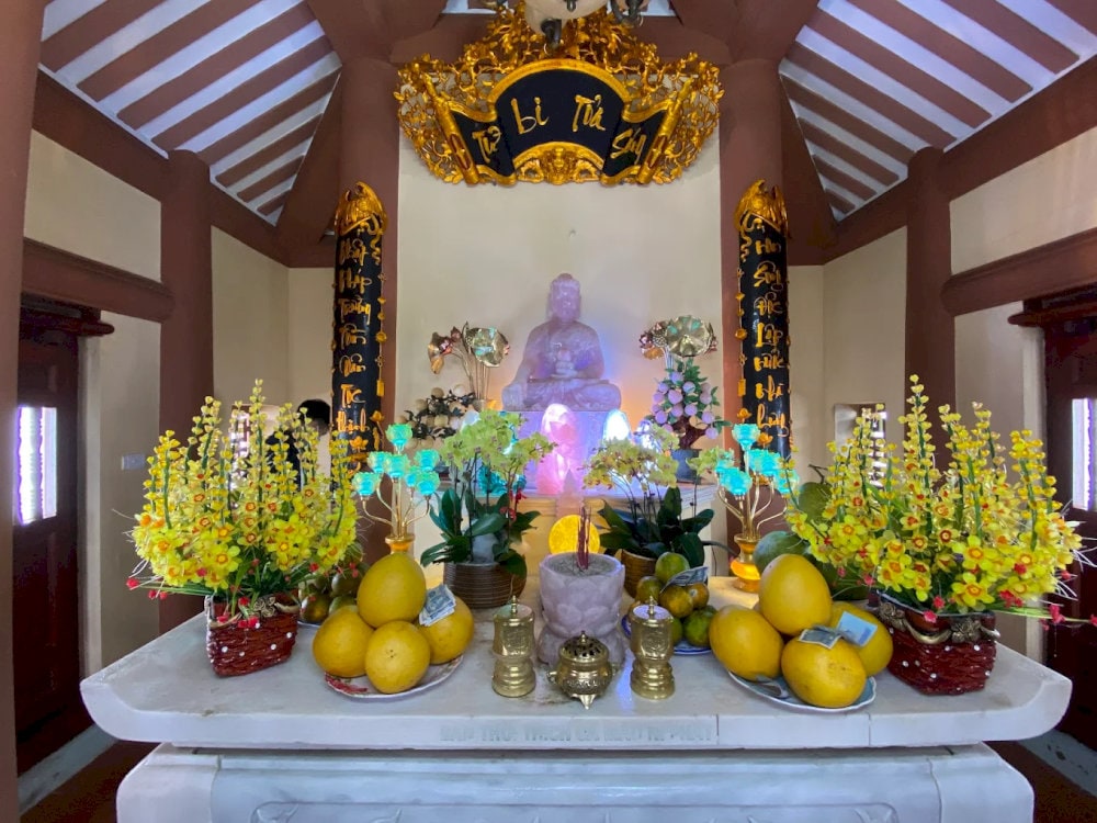 Hệ thống tượng hồng ngọc tại chùa Đại Tuệ